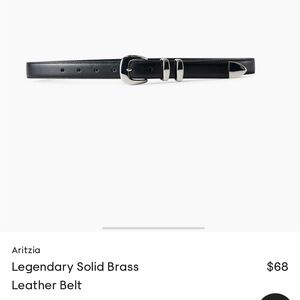 Brand new Aritzia belt